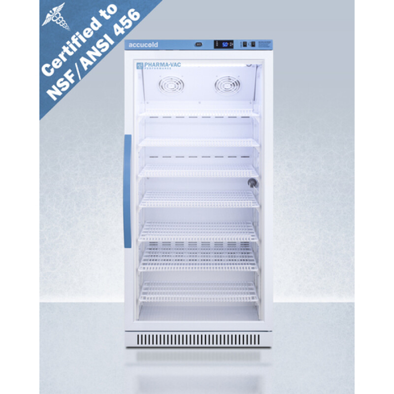 8 Cu.Ft. Upright Vaccine Refrigerator, Certified to NSF/ANSI 456 Vaccine Storage Standard ARG8PV456