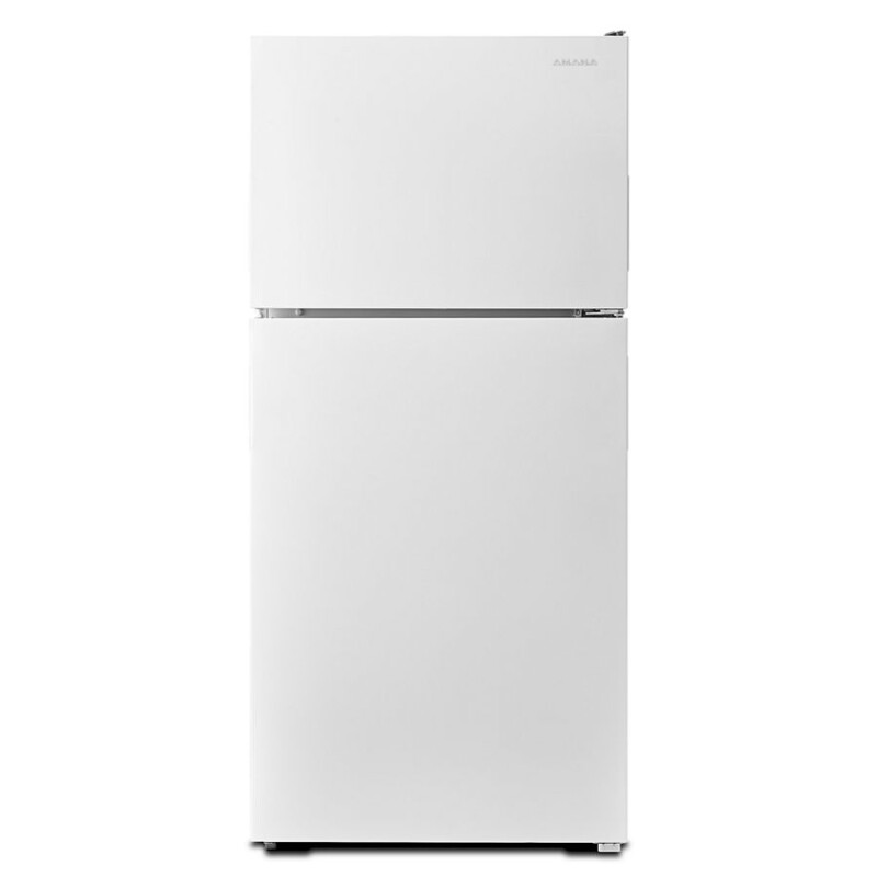 Amana 30-inch Wide Top-Freezer Refrigerator with Garden Fresh Crisper Bins - 18 cu. ft. White ART308FFDW Picture 1