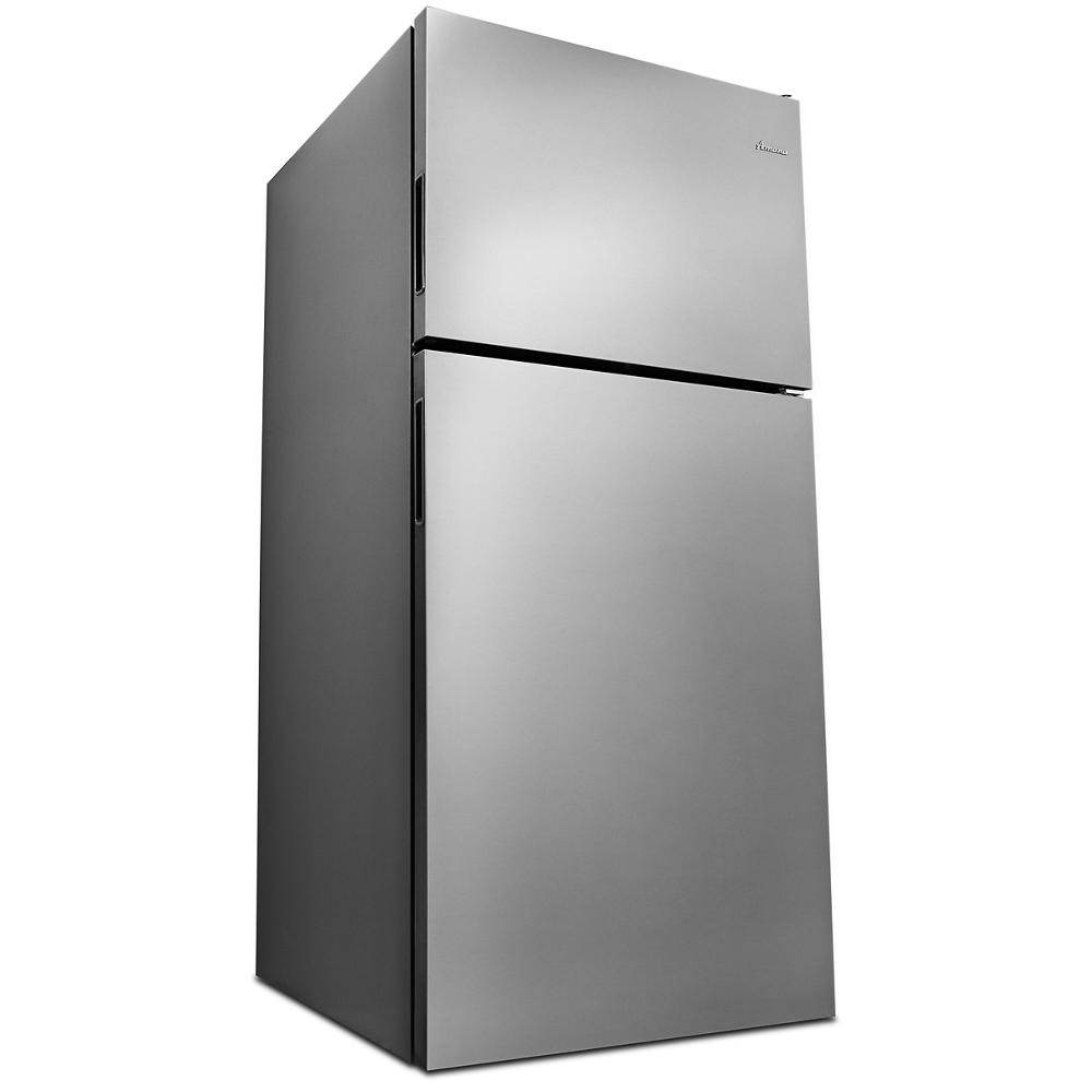 Amana Amana® Top-Freezer Refrigerator with Glass Shelves Stainless Steel ART318FFDS Picture 1