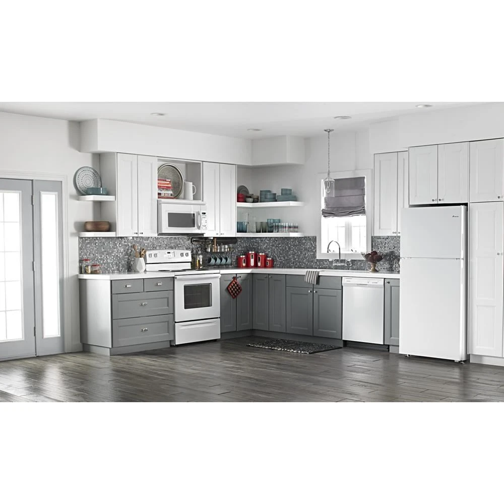 30-inch Top-Freezer Refrigerator with Glass Shelves ART318FFDW