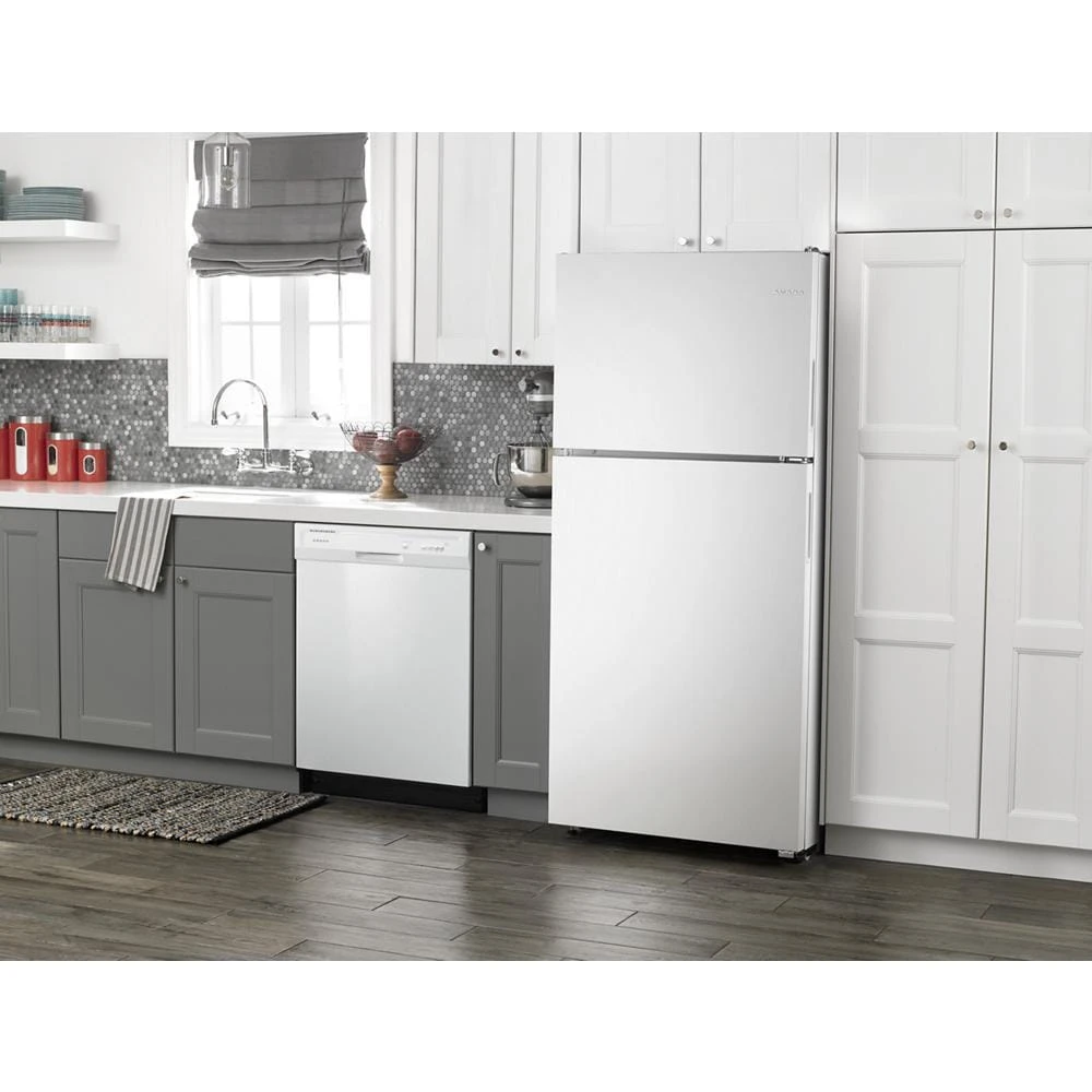 30-inch Top-Freezer Refrigerator with Glass Shelves ART318FFDW