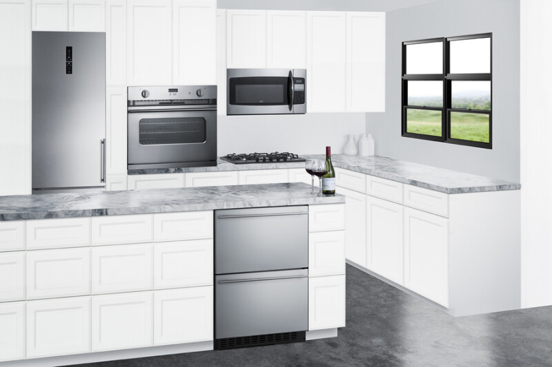 24" Wide 2-Drawer All-Refrigerator, ADA Compliant ASDR2414