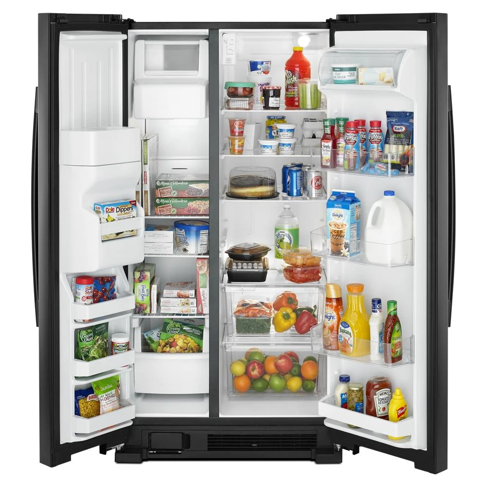36" Side-by-Side Refrigerator with Dual Pad External Ice and Water Dispenser ASI2575GRB