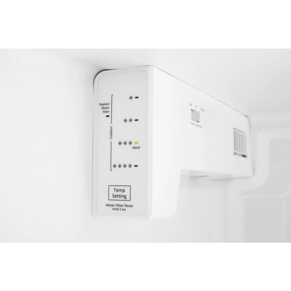 36-inch Side-by-Side Refrigerator with Dual Pad External Ice and Water Dispenser ASI2575GRS