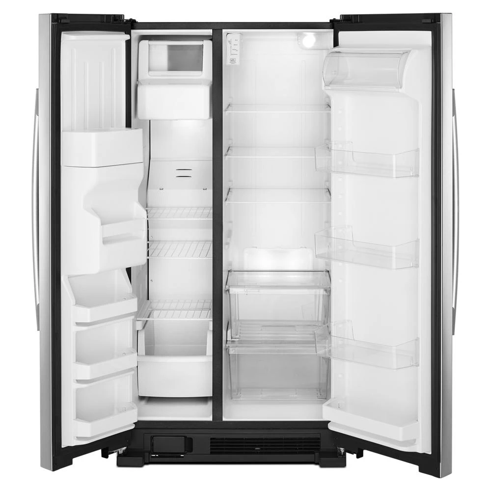 36-inch Side-by-Side Refrigerator with Dual Pad External Ice and Water Dispenser ASI2575GRS