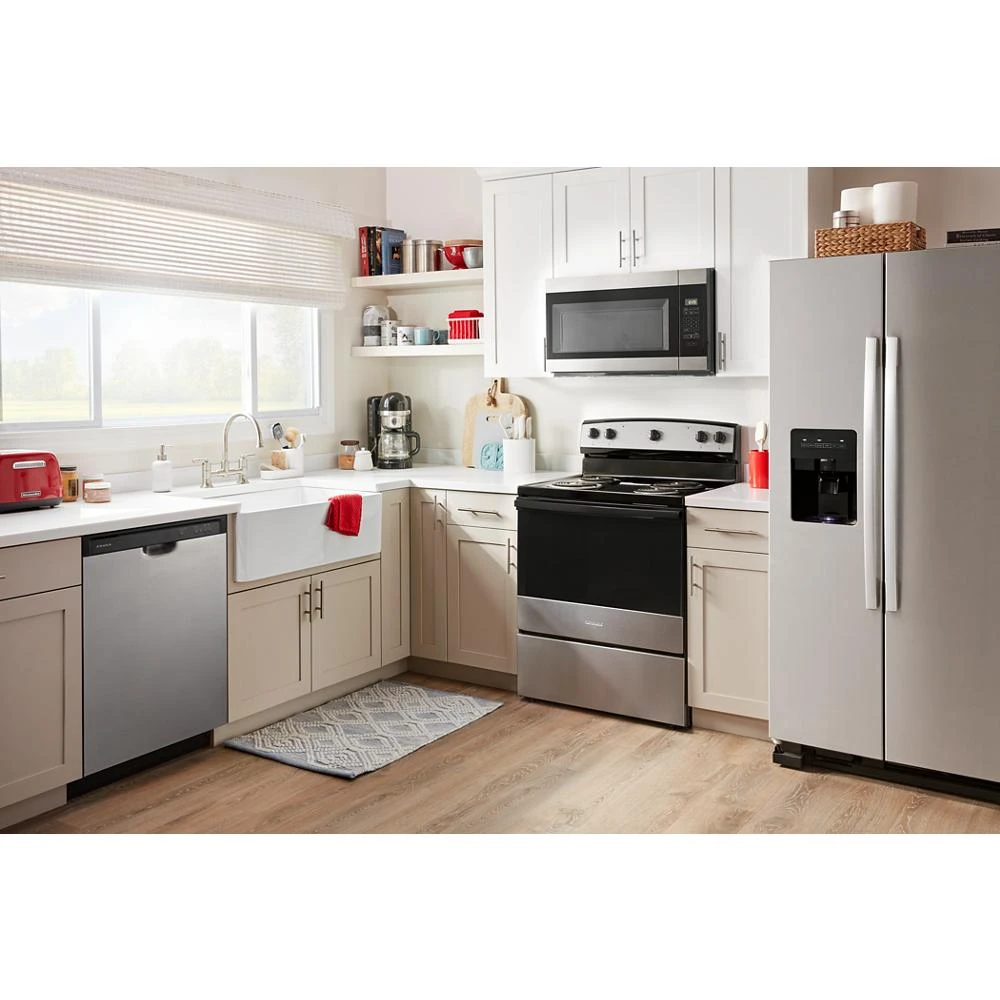 36-inch Side-by-Side Refrigerator with Dual Pad External Ice and Water Dispenser ASI2575GRS