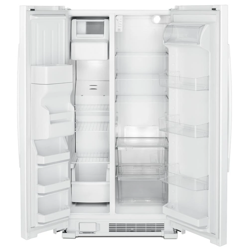 36-inch Side-by-Side Refrigerator with Dual Pad External Ice and Water Dispenser ASI2575GRW