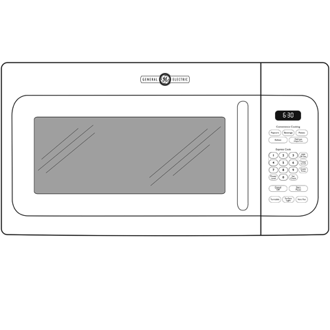 GE Artistry Series 1.6 Cu. Ft. Over-the-Range Microwave Oven AVM4160DFWS