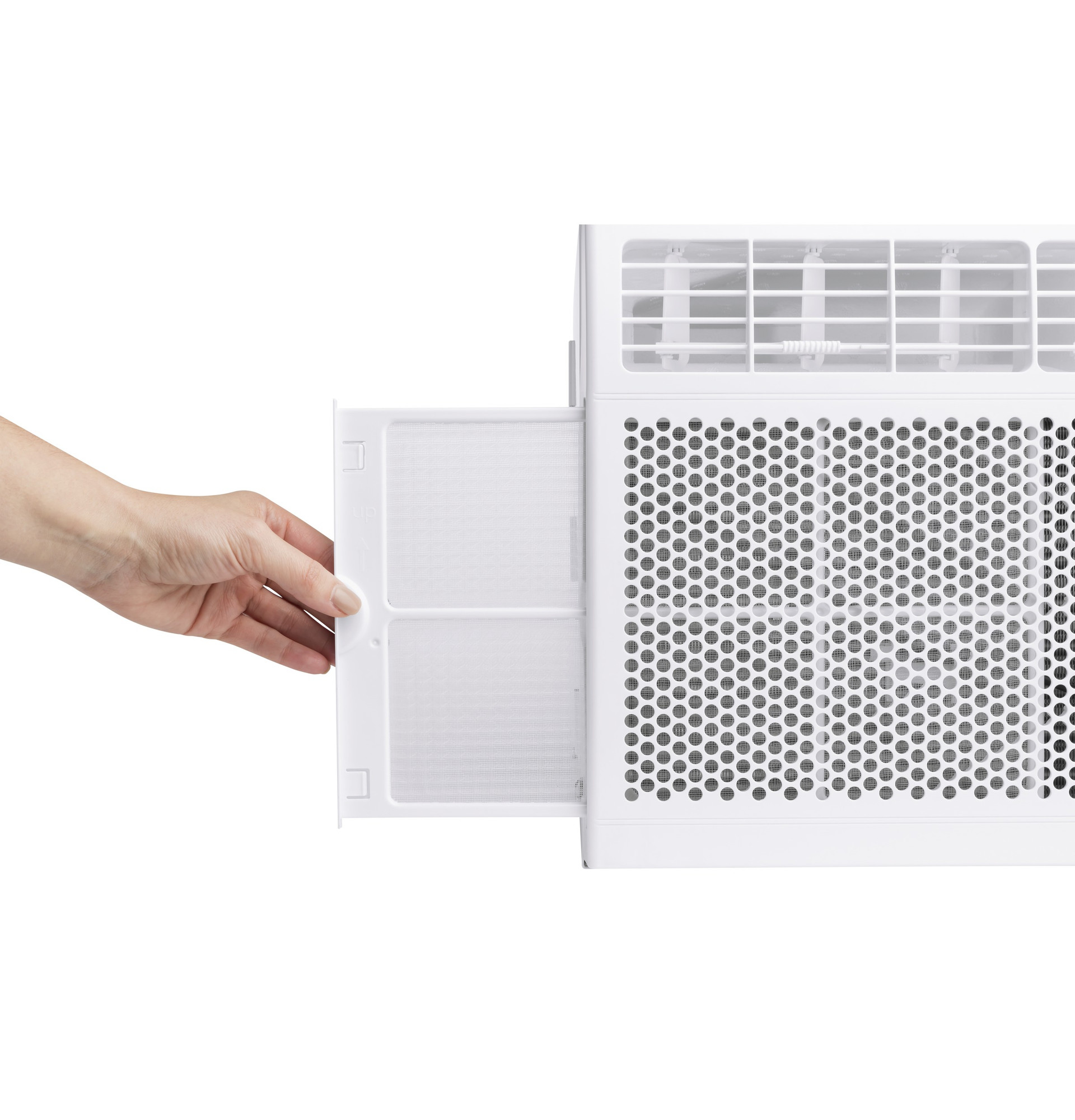 GE® 6,000 BTU Electronic Window Air Conditioner for Small Rooms up to 250 sq ft. AWCS06BWB