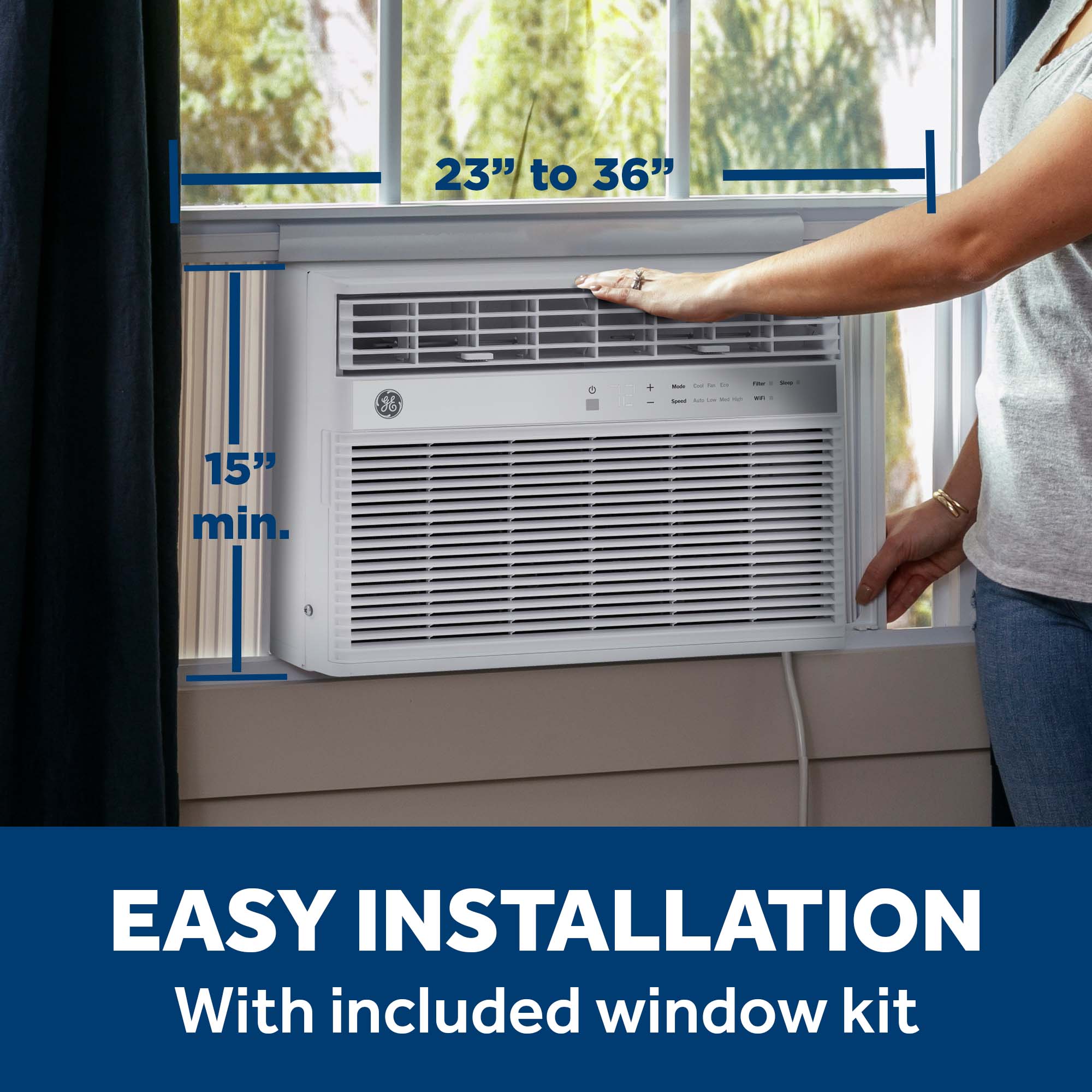 Window Cool Only 115V 10,000 BTU Built in WIFI with Bluetooth AWES10WWF