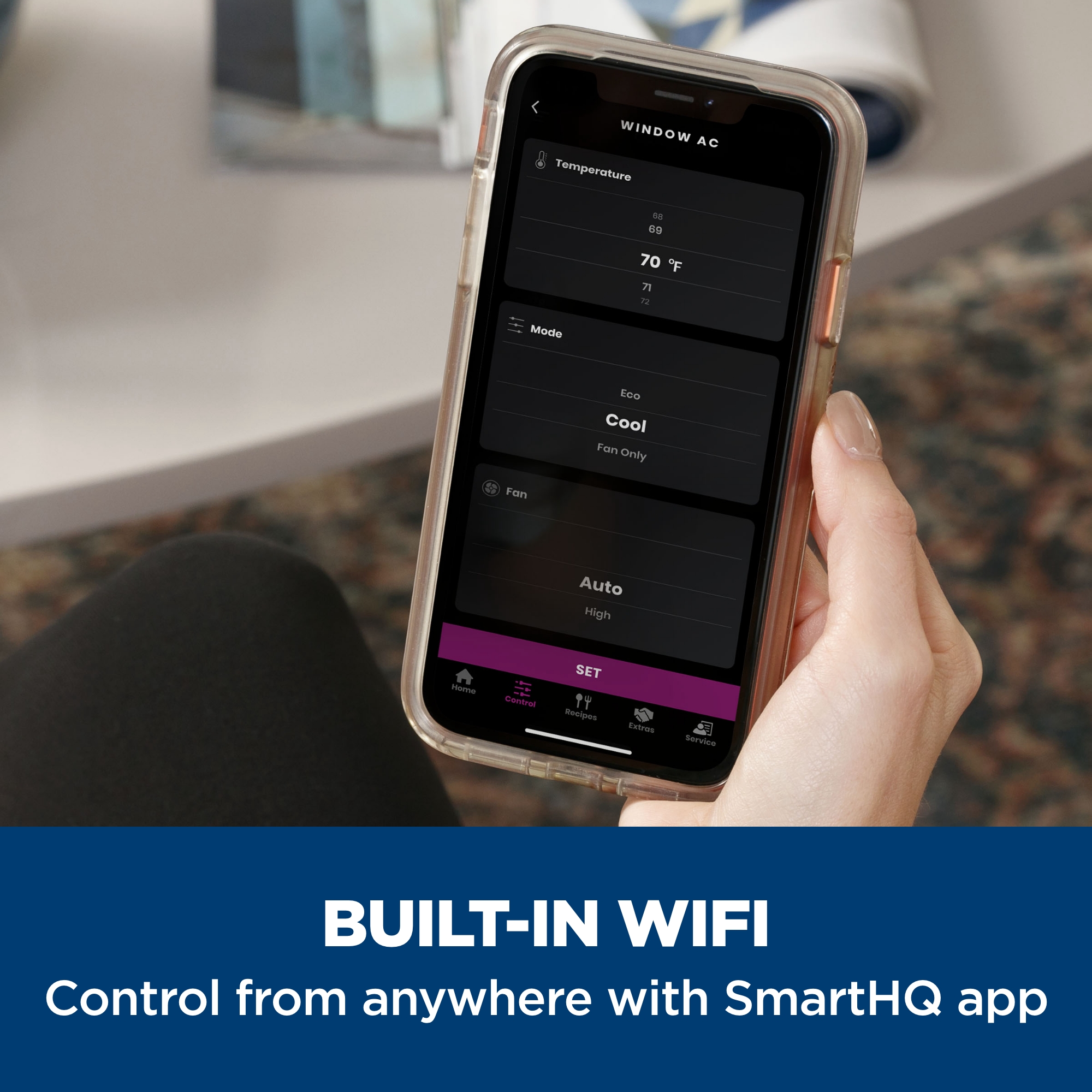 Window Cool Only 115V 10,000 BTU Built in WIFI with Bluetooth AWES10WWF