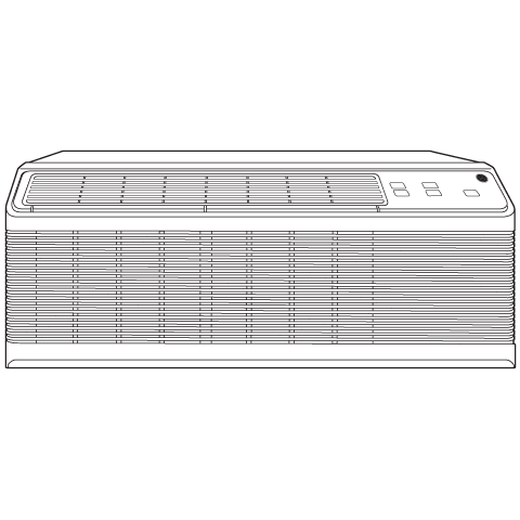 Zoneline Heat Pump Unit with Makeup Air, 265 Volt AZ65H09EBM