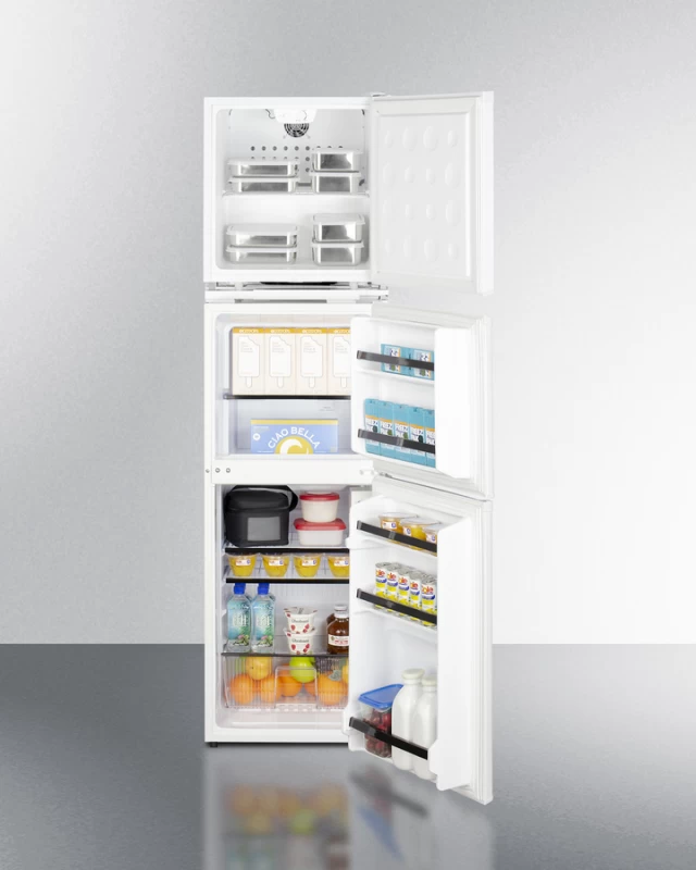 19" Wide Allergy-Free Refrigerator/General Purpose Refrigerator-Freezer Combination AZRF7W