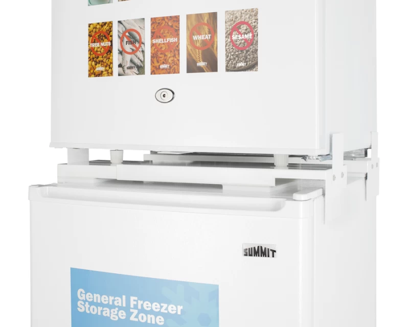 19" Wide Allergy-Free Refrigerator/General Purpose Refrigerator-Freezer Combination AZRF7W