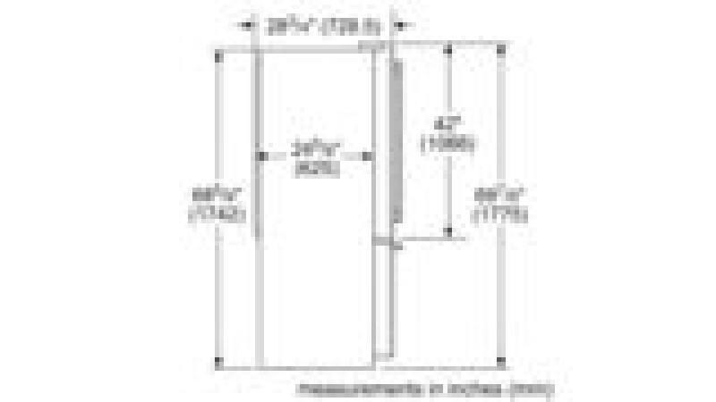800 Series French Door Bottom Mount Refrigerator36'' B21CT80SNS