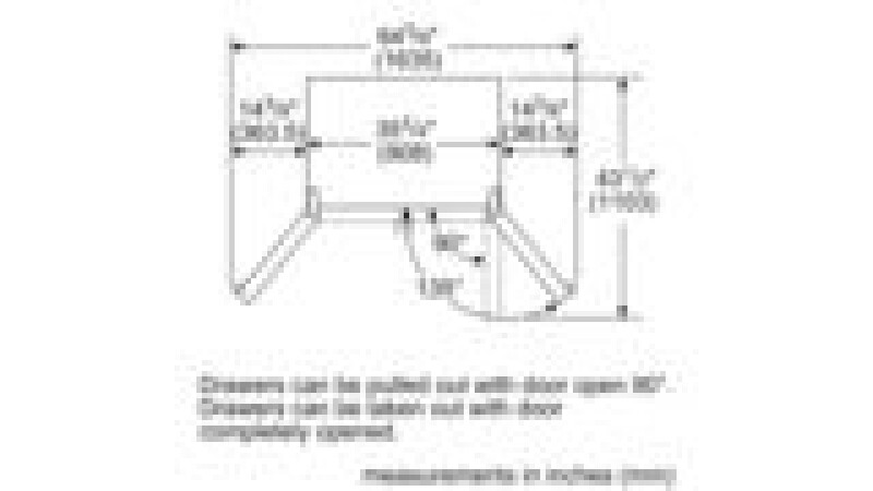 800 Series French Door Bottom Mount Refrigerator36'' B21CT80SNS