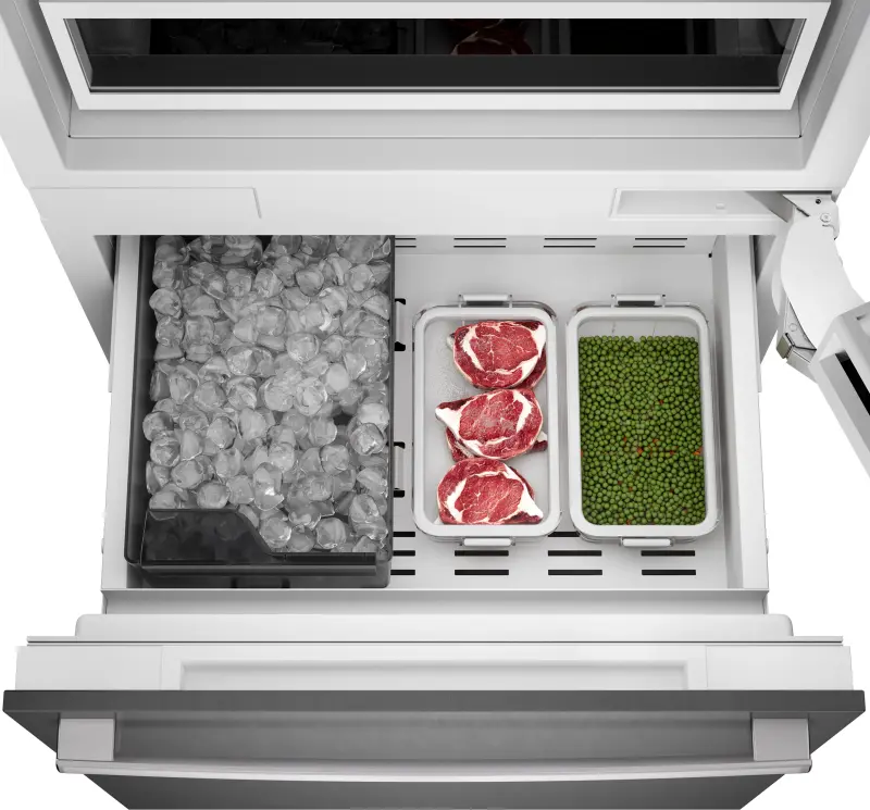 Benchmark™ Built-in Bottom Freezer Refrigerator 30'' Softclose® Flat Hinge B30BB130SS