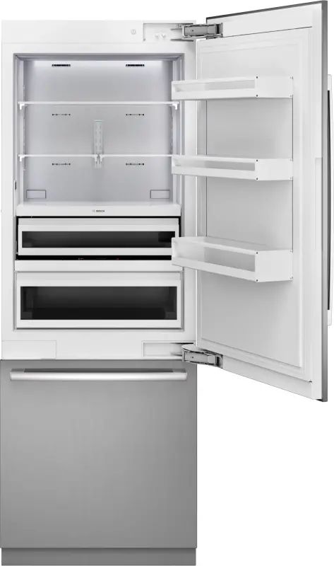 Benchmark™ Built-in Bottom Freezer Refrigerator 30'' Softclose® Flat Hinge B30BB130SS