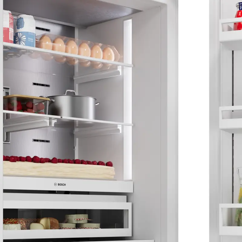 Benchmark™ Built-in Bottom Freezer Refrigerator 30'' Softclose® Flat Hinge B30BB130SS