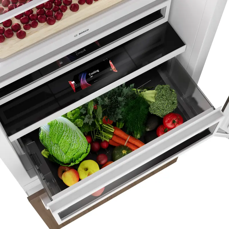 Benchmark™ Built-in Bottom Freezer Refrigerator 30'' Softclose® Flat Hinge B30IB100SP