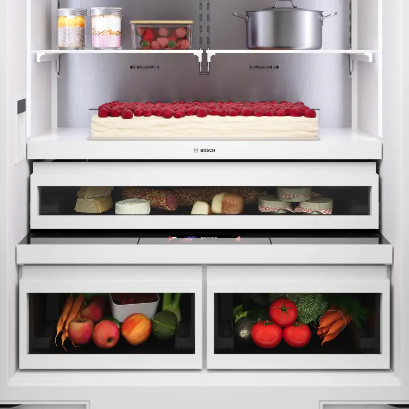Benchmark™ Built-in Bottom Freezer Refrigerator 36'' Softclose® Flat Hinge B36BT130NS
