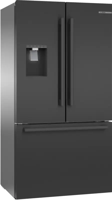 Bosch 500 Series French Door Bottom Mount Refrigerator 36'' Black Stainless Steel B36CD50SNB Picture 1