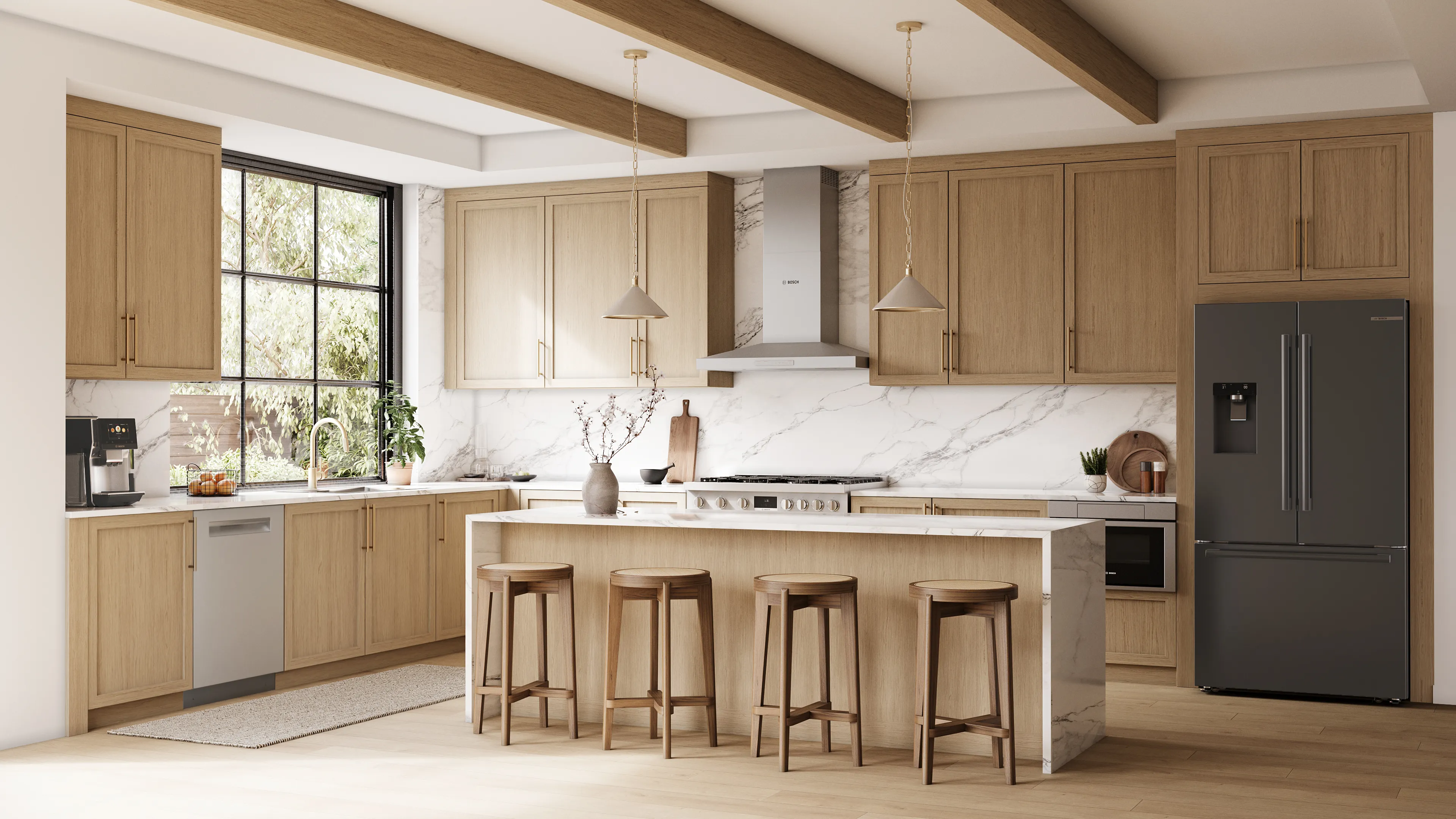 500 Series French Door Bottom Mount Refrigerator 36'' B36CD52SNB