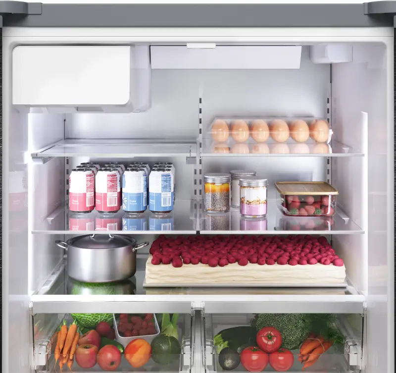 500 Series French Door Bottom Mount Refrigerator 36'' B36CD52SNS