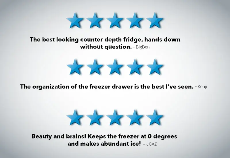 800 Series French Door Bottom Mount Refrigerator 36'' B36CL80SNS