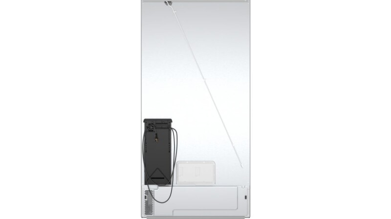 800 Series French Door Bottom Mount Refrigerator, Glass door 36'', Total No Frost B36CL81ENW