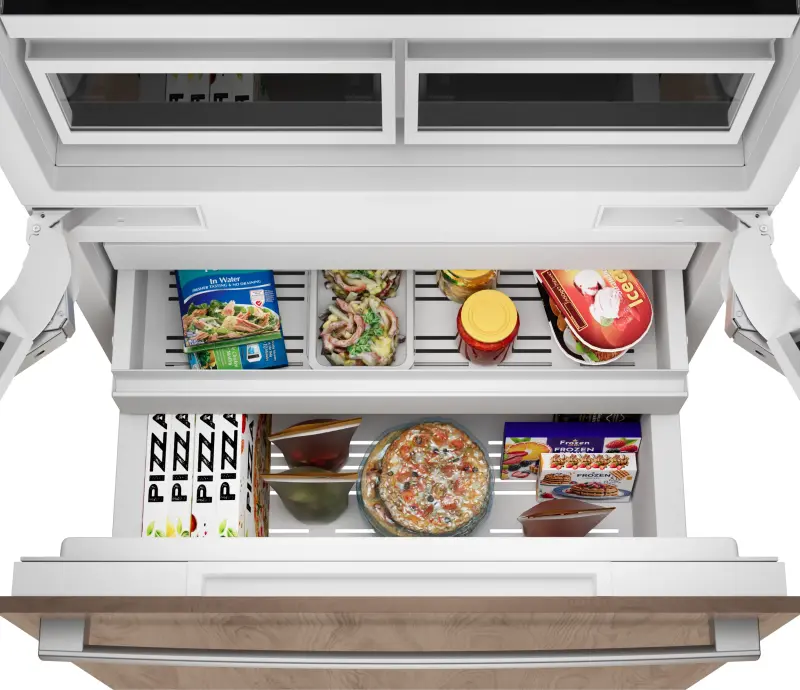 Benchmark™ Built-in Bottom Freezer Refrigerator 36'' Softclose® Flat Hinge B36IT100NP