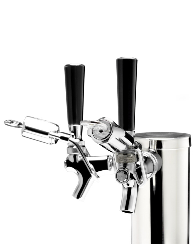 24" Wide Built-In Outdoor Commercial Beer Kegerator BC74OSCOMTWIN