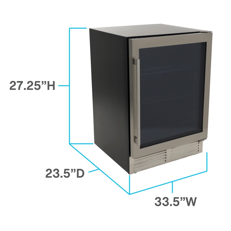 Avanti DESIGNER Series Beverage Center, 126 Can Capacity BCD50Z3S