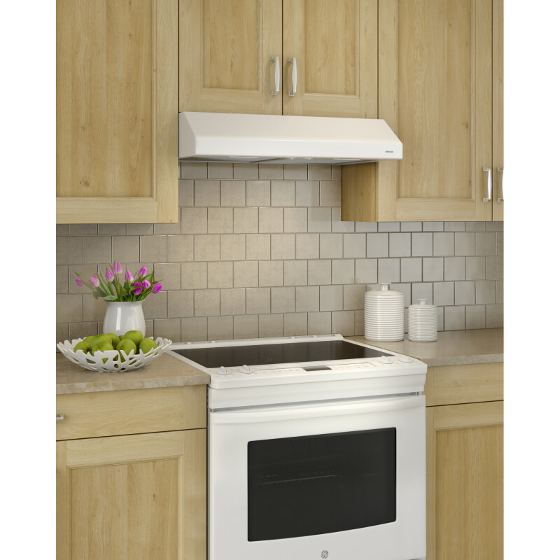 24-Inch Convertible Under-Cabinet Range Hood, 300 Max Blower CFM BCSEK124WW