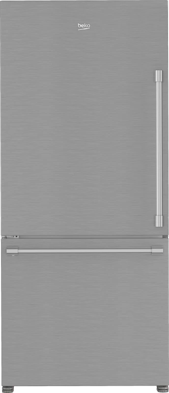 Beko 30" Bottom Freezer Refrigerator with HarvestFresh Fingerprint-free Stainless Steel BFBD30216SSL Picture 1