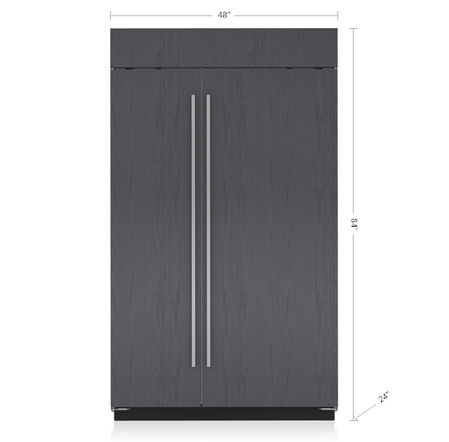 48" Classic Side-by-Side Refrigerator/Freezer - Panel Ready BI48SO