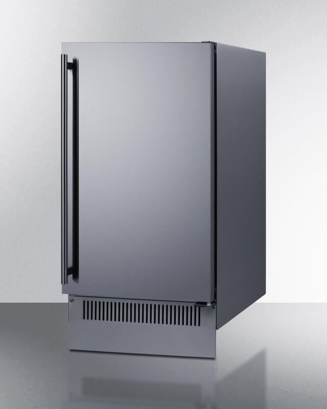 18" Wide Outdoor Clear Icemaker BIM182OS