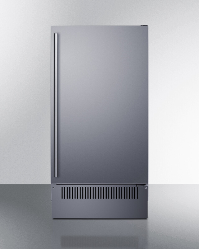 18" Wide Outdoor Clear Icemaker BIM182OS