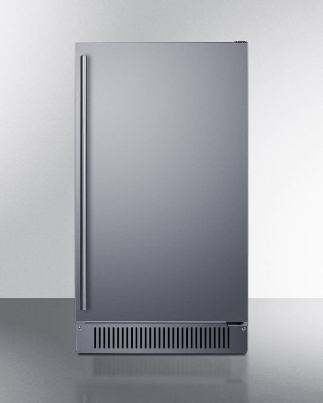 18" Wide Outdoor Clear Icemaker, ADA Compliant BIM182OSADA