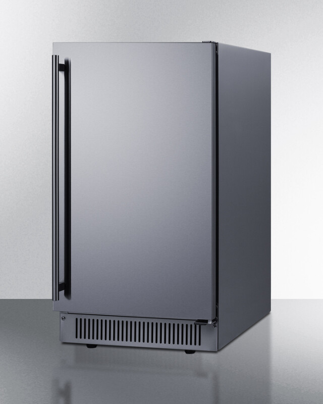 18" Wide Outdoor Clear Icemaker, ADA Compliant BIM182OSADA