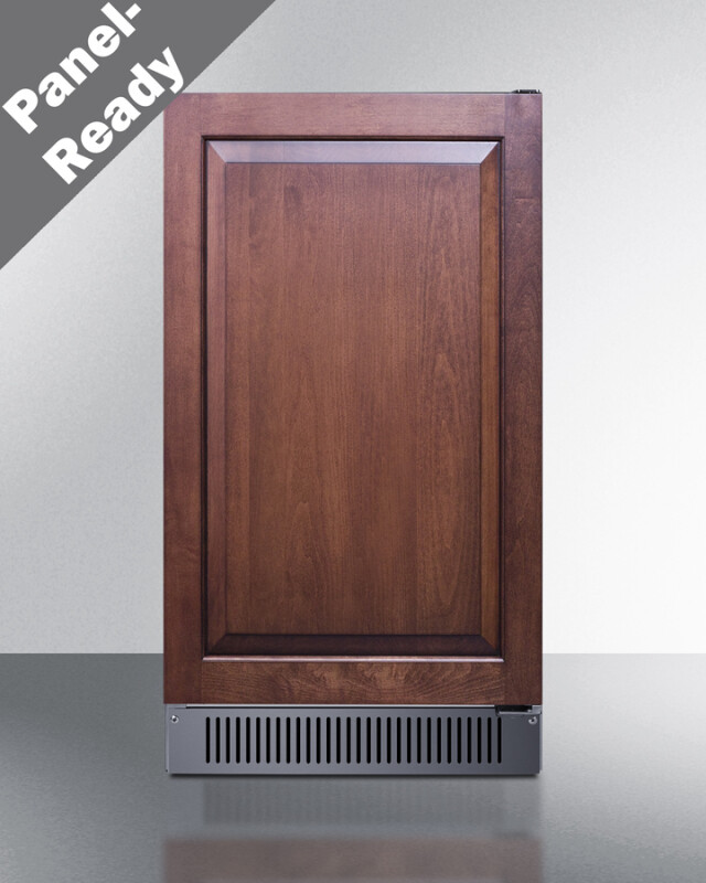 18" Wide Clear Outdoor Icemaker, ADA Compliant (Panel Not Included) BIM182OSADAIF