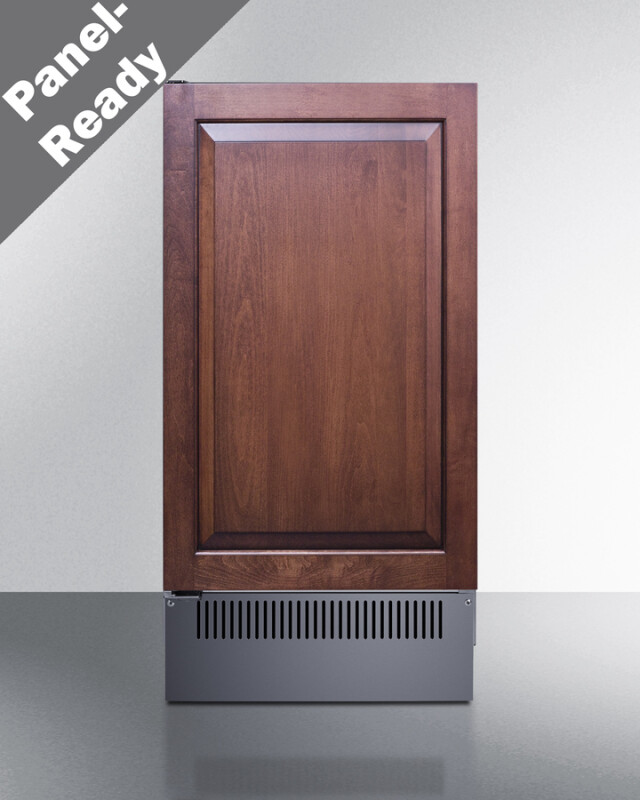 18" Wide Clear Outdoor Icemaker (Panel Not Included) BIM182OSIFLHD