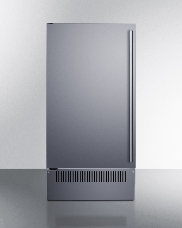 18" Wide Outdoor Clear Icemaker BIM182OSLHD
