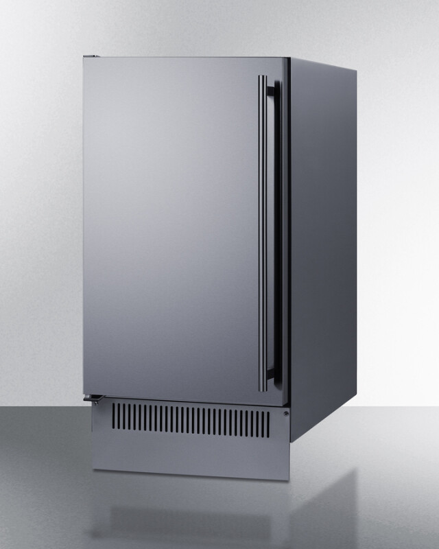 18" Wide Outdoor Clear Icemaker BIM182OSLHD