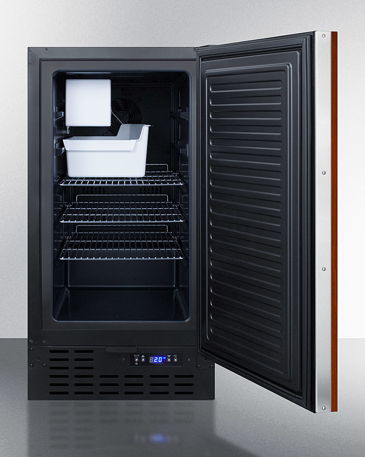 18" 8 lb. Drain-Free Icemaker (Panel Not Included) BIM18IF