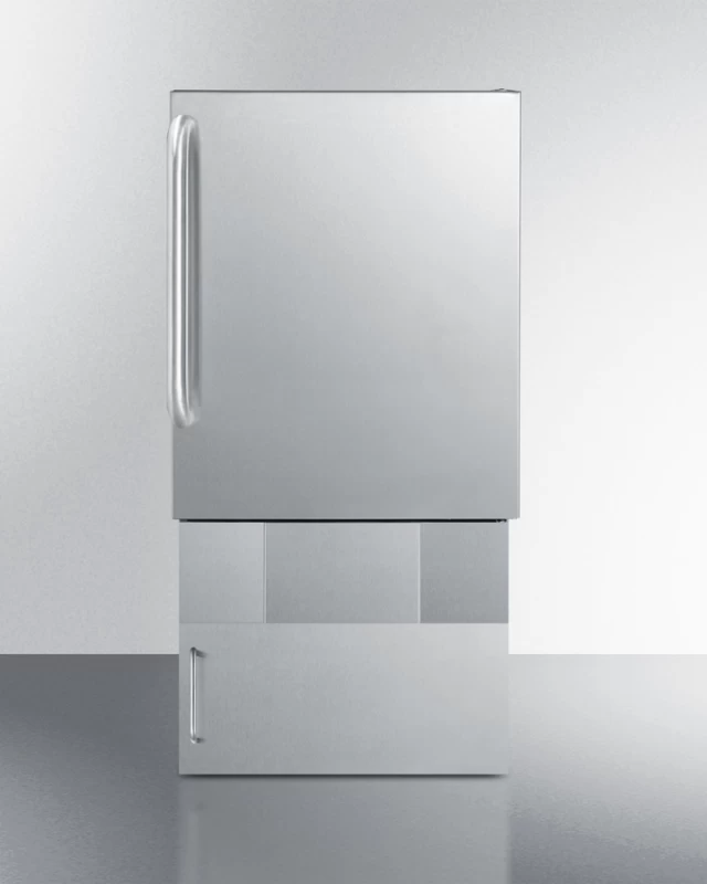 12 lb. Drain-Free Outdoor Icemaker, ADA Compliant BIM24OSBASE32