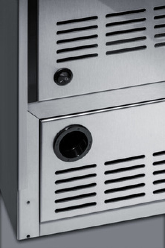 12 lb. Drain-Free Icemaker, ADA Compliant BIM25H32