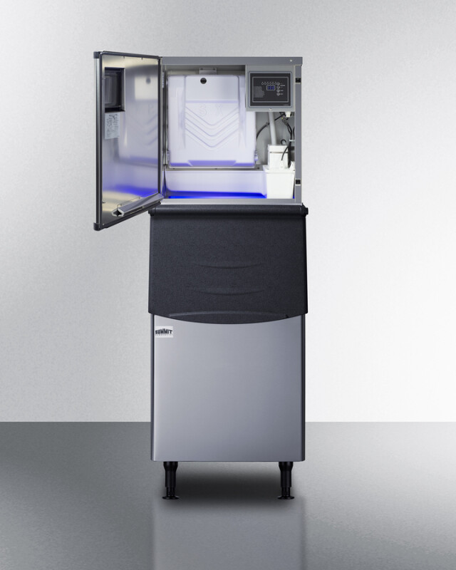 350 lb. Commercial Ice Machine With Stainless Steel Bin BIM352KBIN