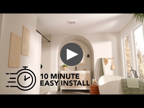 Broan-NuTone QuicKit Bath Fan Replacement Motor and Cover/Grille, 60 CFM BKR60