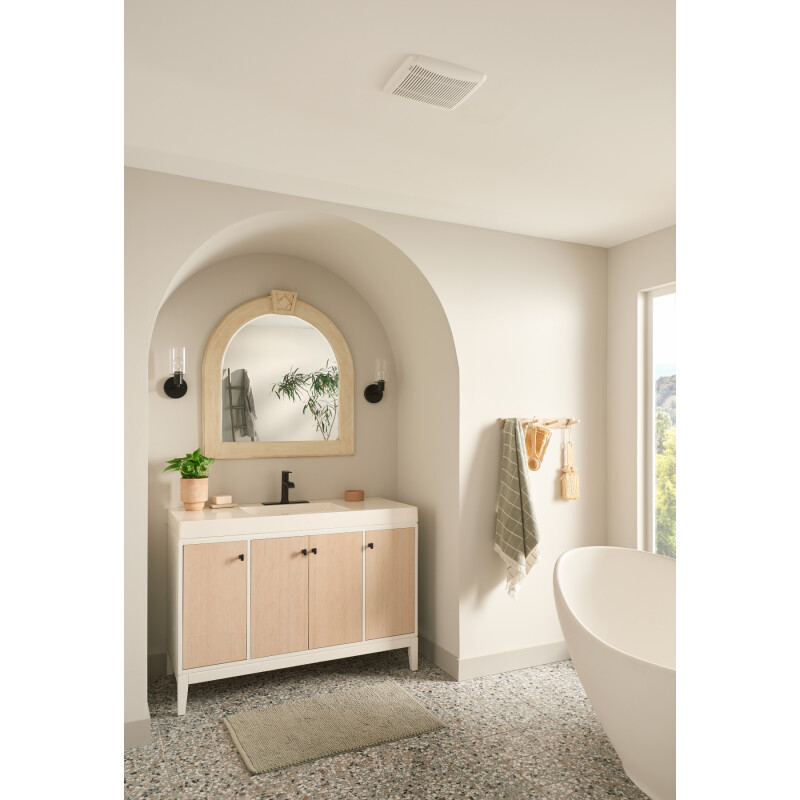 Broan-NuTone QuicKit Bath Fan Replacement Motor and Cover/Grille, 60 CFM BKR60